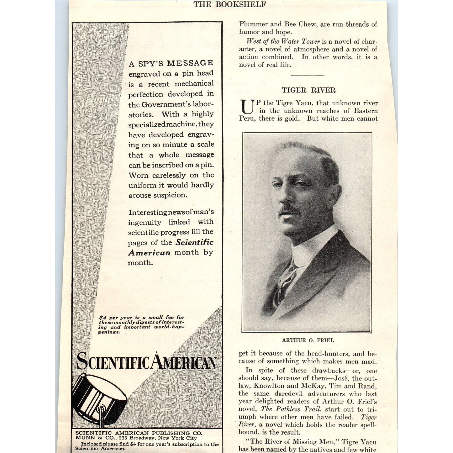 c1920 Harper's Magazine Ad Radiograms via RCA Radio Corporation of America TF6-1