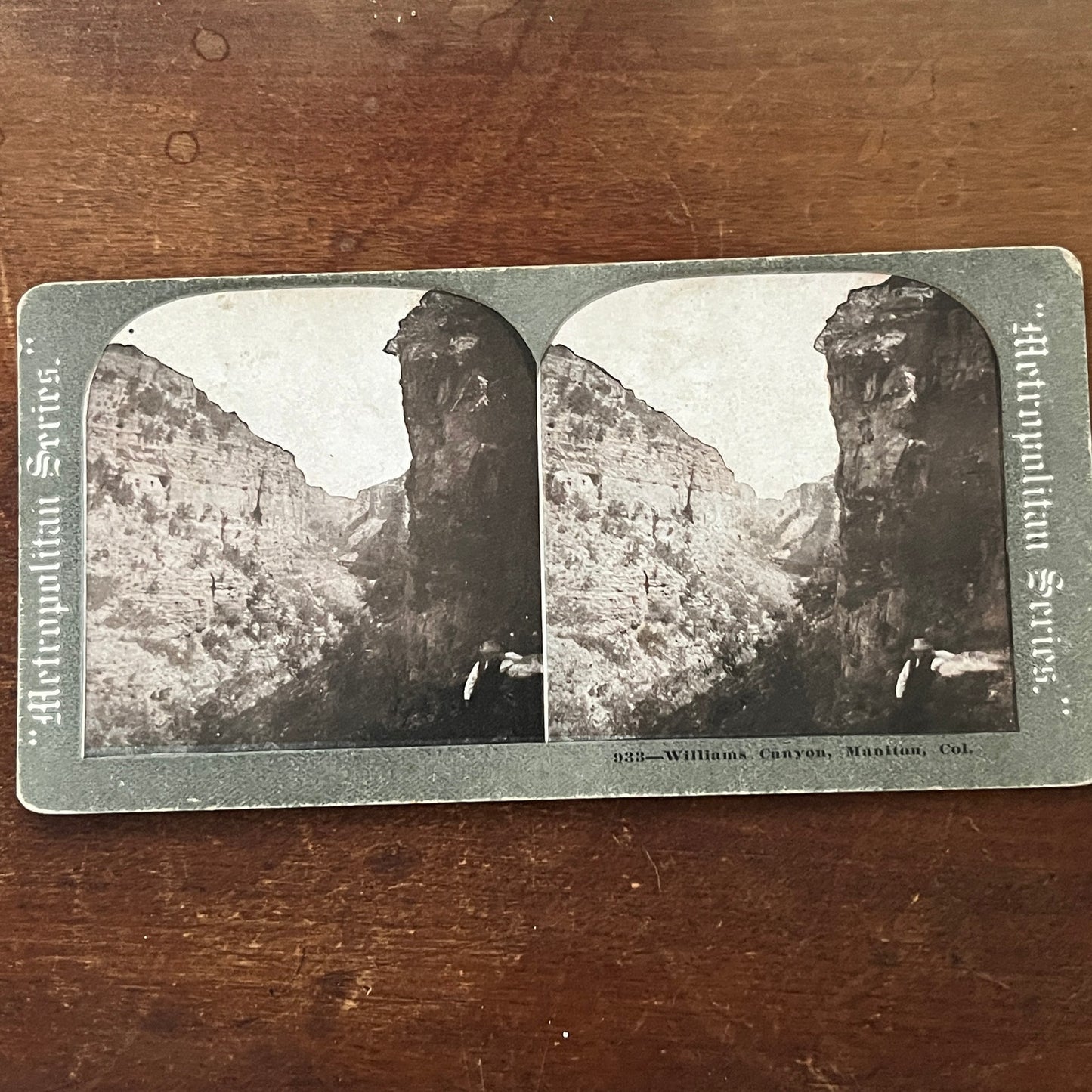 Williams Canyon Manitou Colorado Antique Stereoview Card H2-4