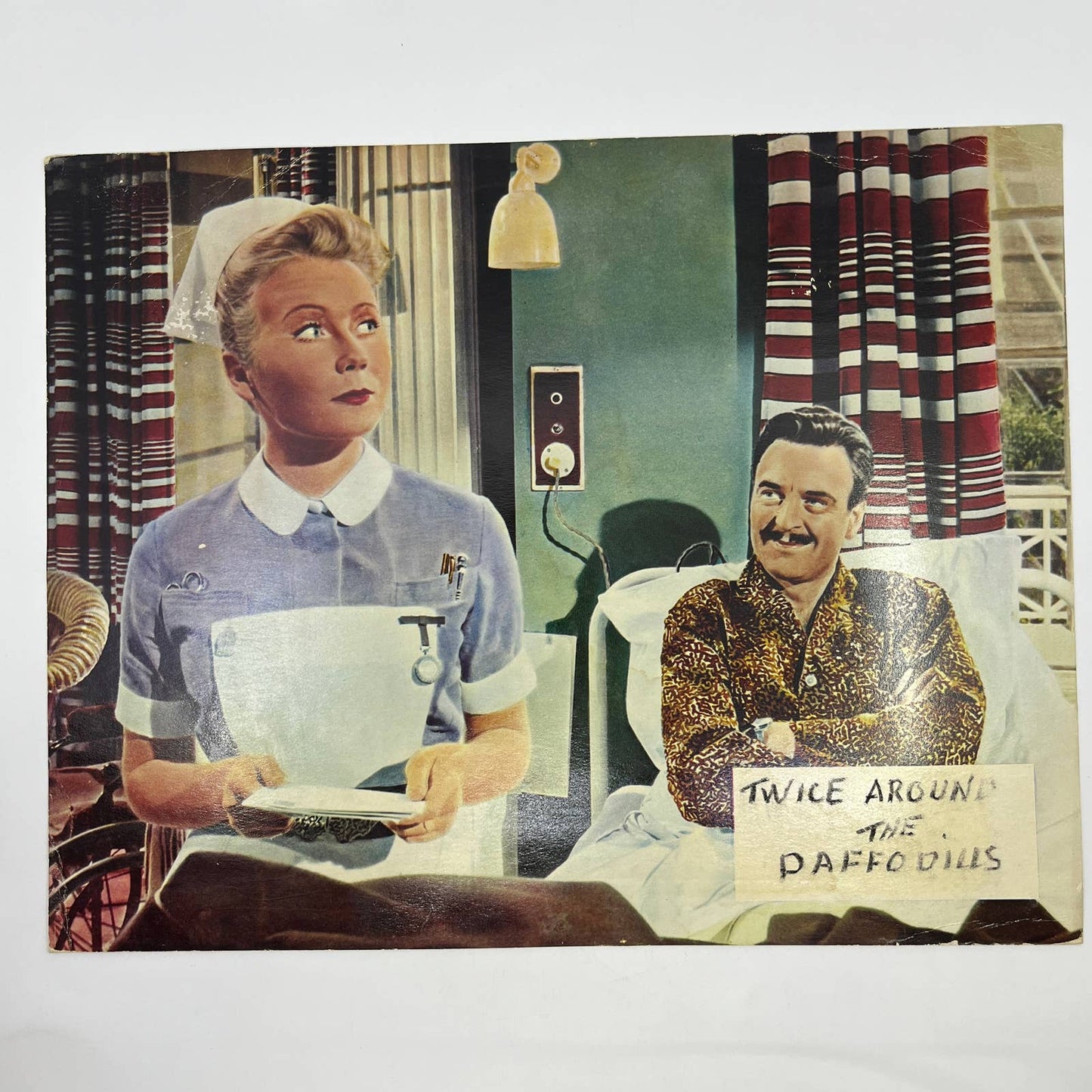 1962 Twice Around the Daffodils Juliet Mills Ronald Lewis UK Lobby Card FL4