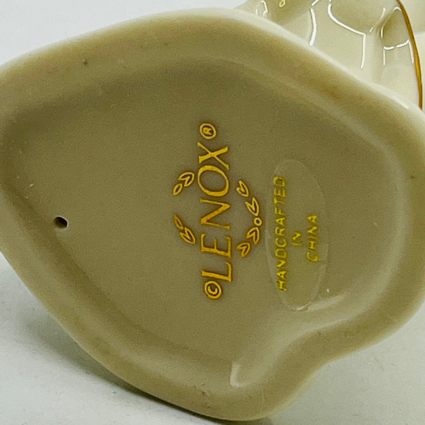 Lenox Dolphin Riding The Wave 4" Porcelain Figurine 4k Gold Accents SF4