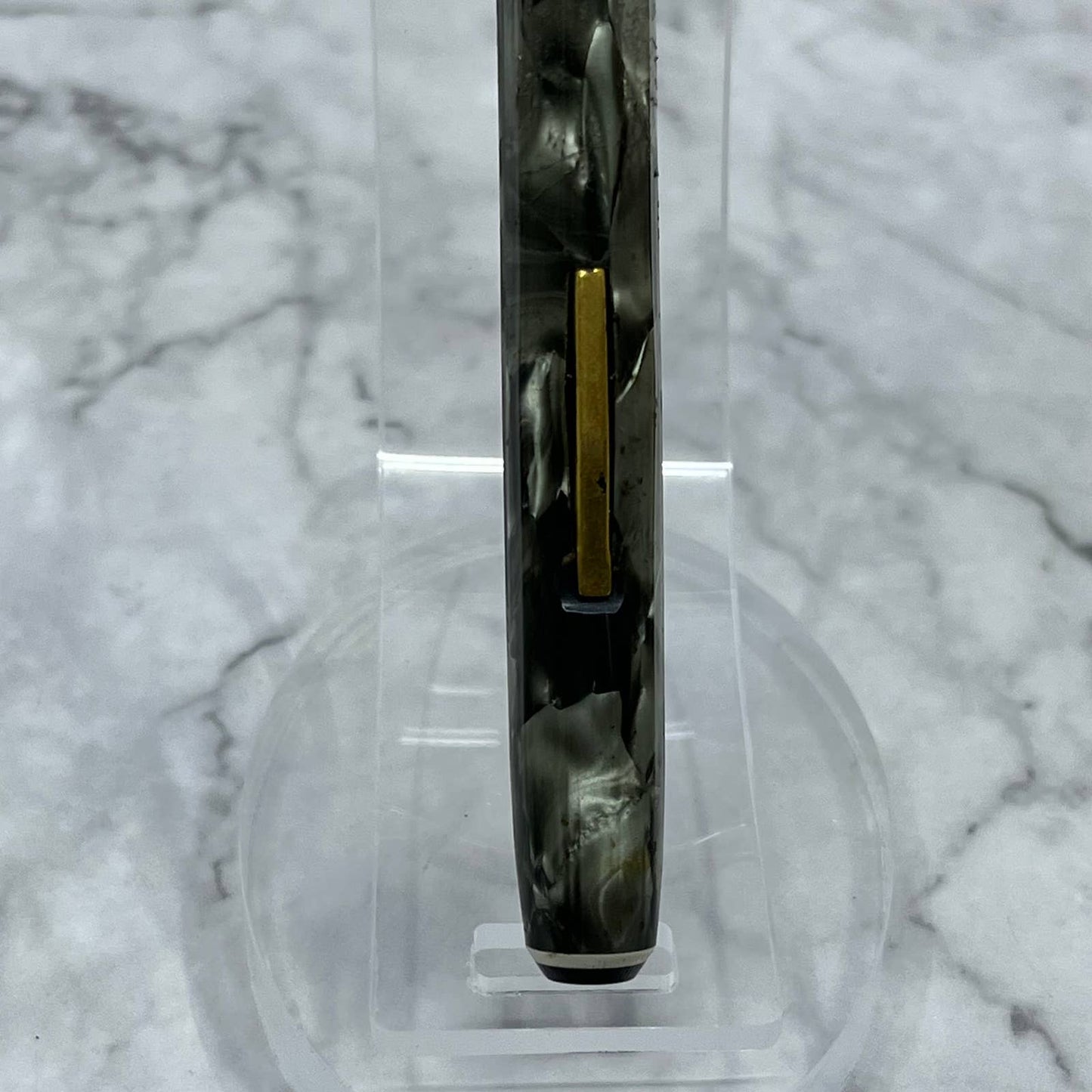 Vintage Marbleized Gray-Green Celluloid Wearever Fountain Pen 14k Nib SE6