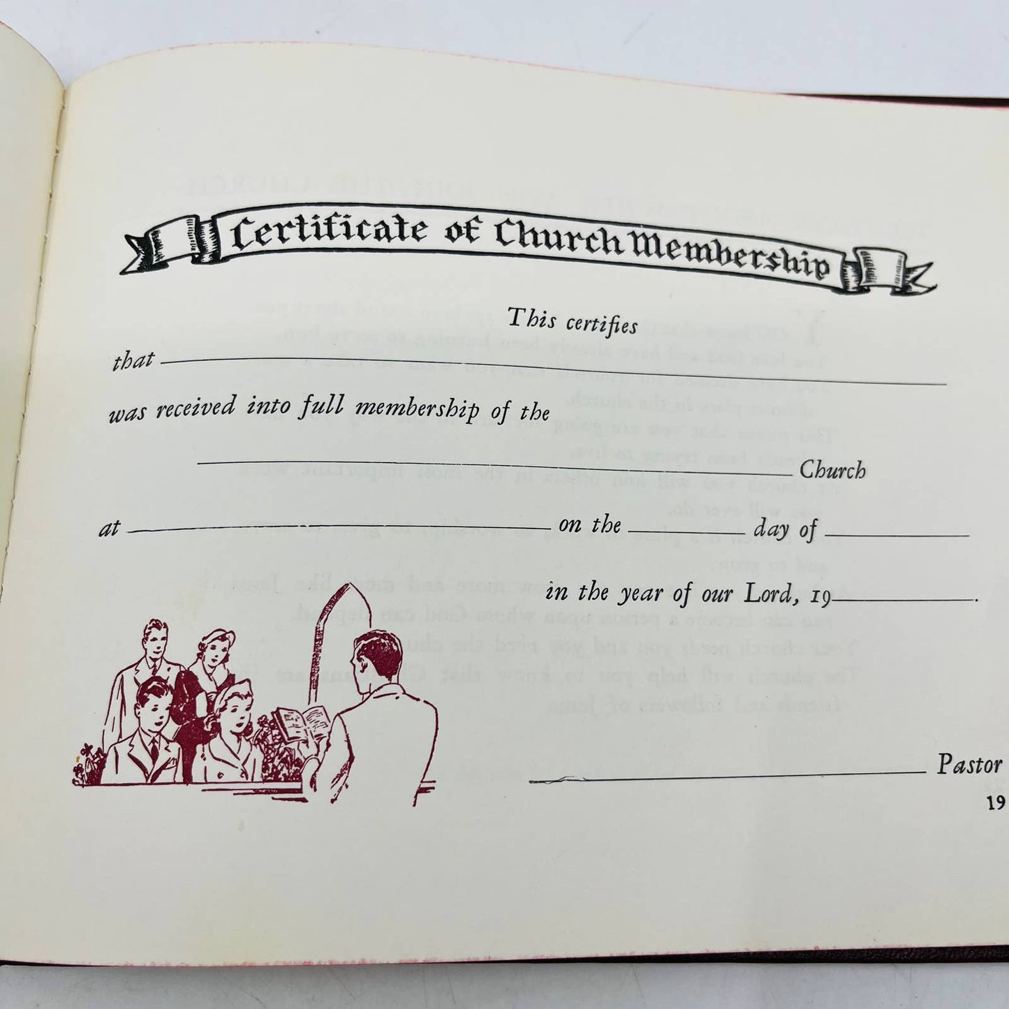 My Church Book Mary Skinner 1943 Abingdon Press Hardcover Dust BA4