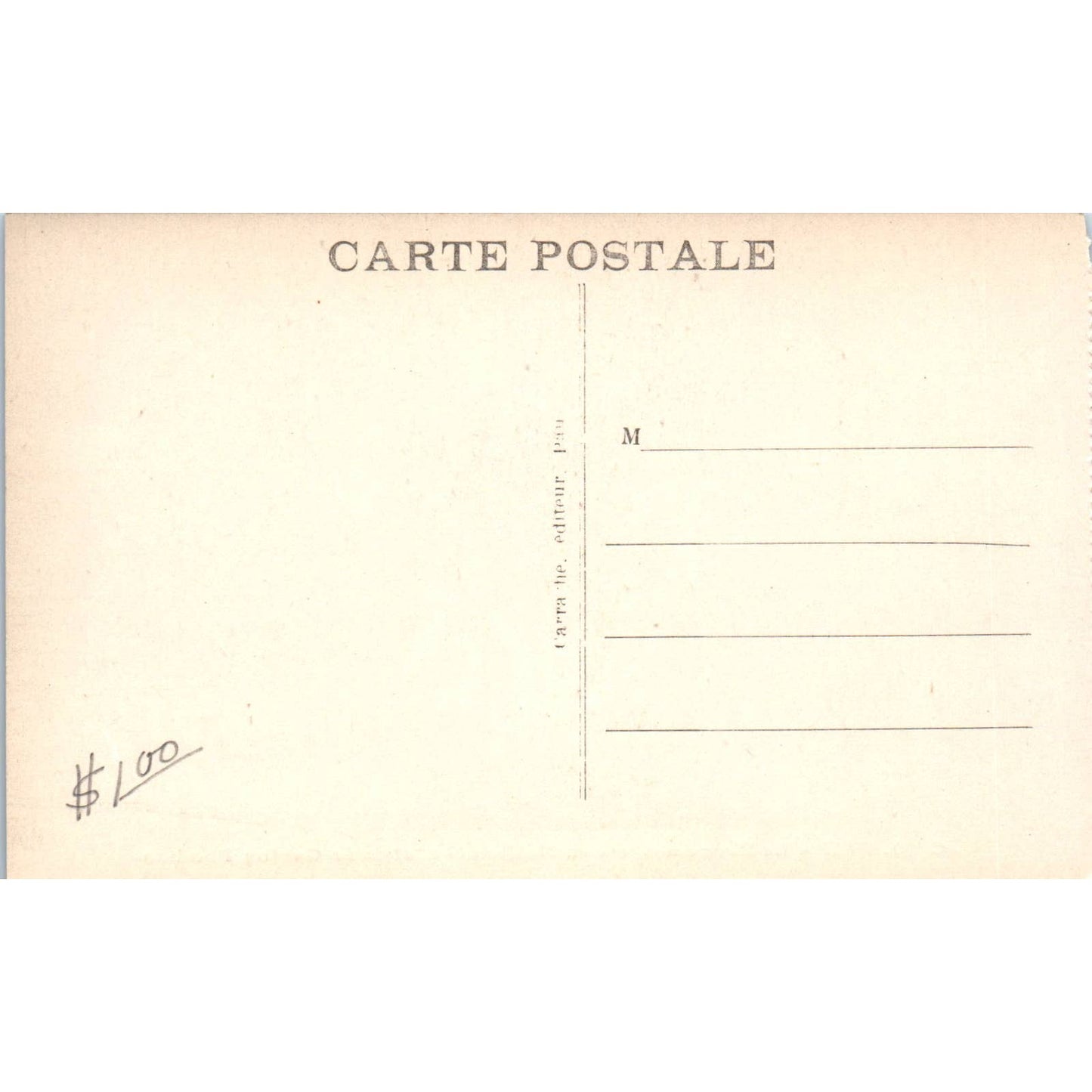 Le Parc Du Château National Statue de Gaston Phoebus Original Postcard TK1-20