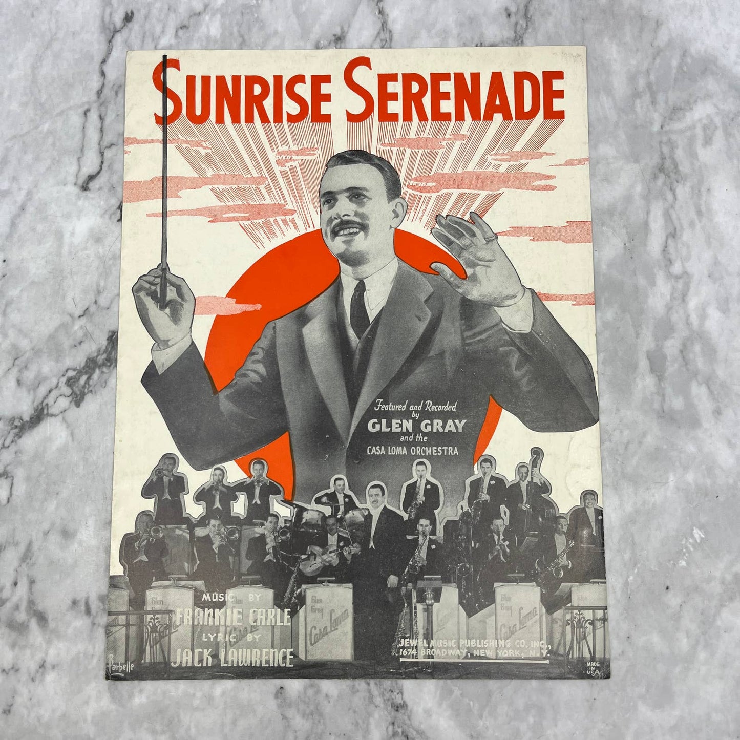 Sunrise Serenade Glen Gray Frankie Carle 1939 Sheet Music TK2-SM3
