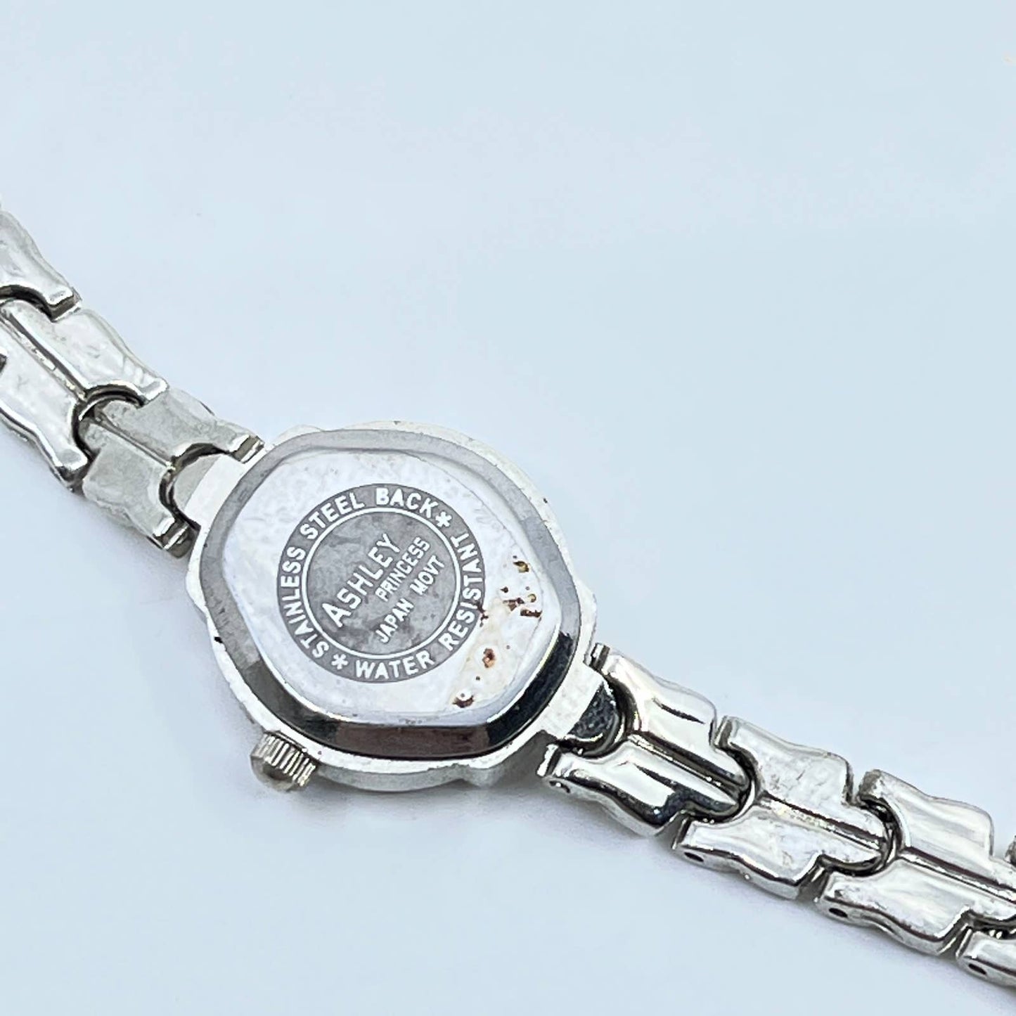 Ashley Princess Quartz Women's Watch Wristwatch Silver Tone Band SD5