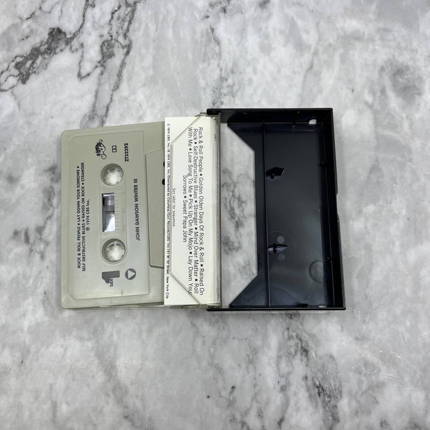 John Dawson Winter III Blue Sky Cassette Tape TC7-51