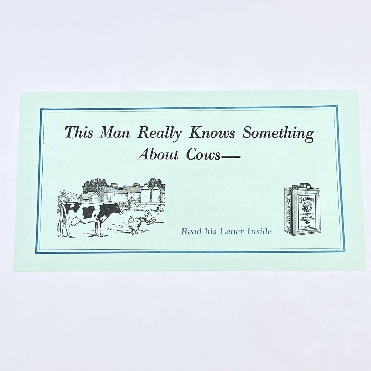 1919 Creonoid Lice Treatment Advertising Leaflet The Barrett Company AC3