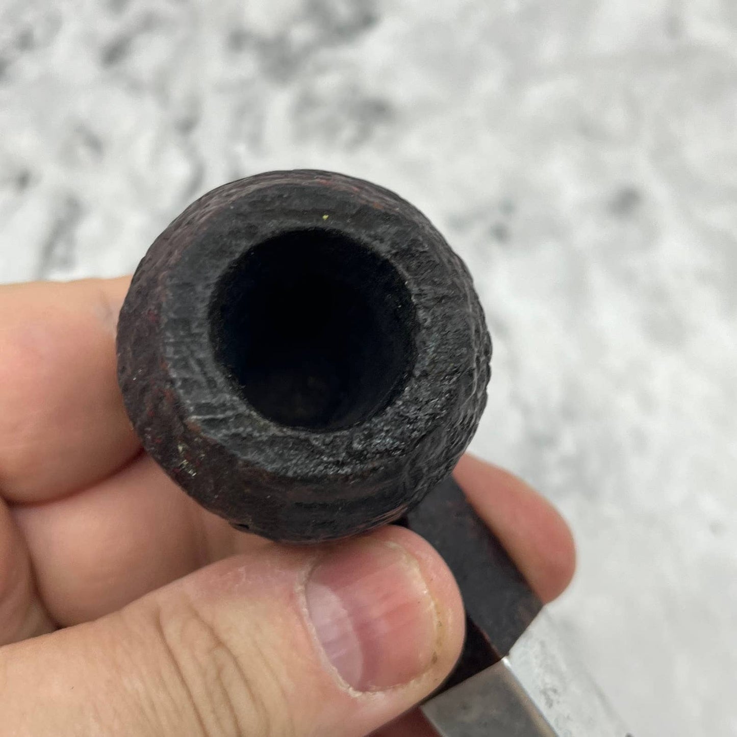 Vintage Dr. GRABOW Sandblasted Commodore #80 Bulldog Tobacco Smoking Pipe TJ9-1