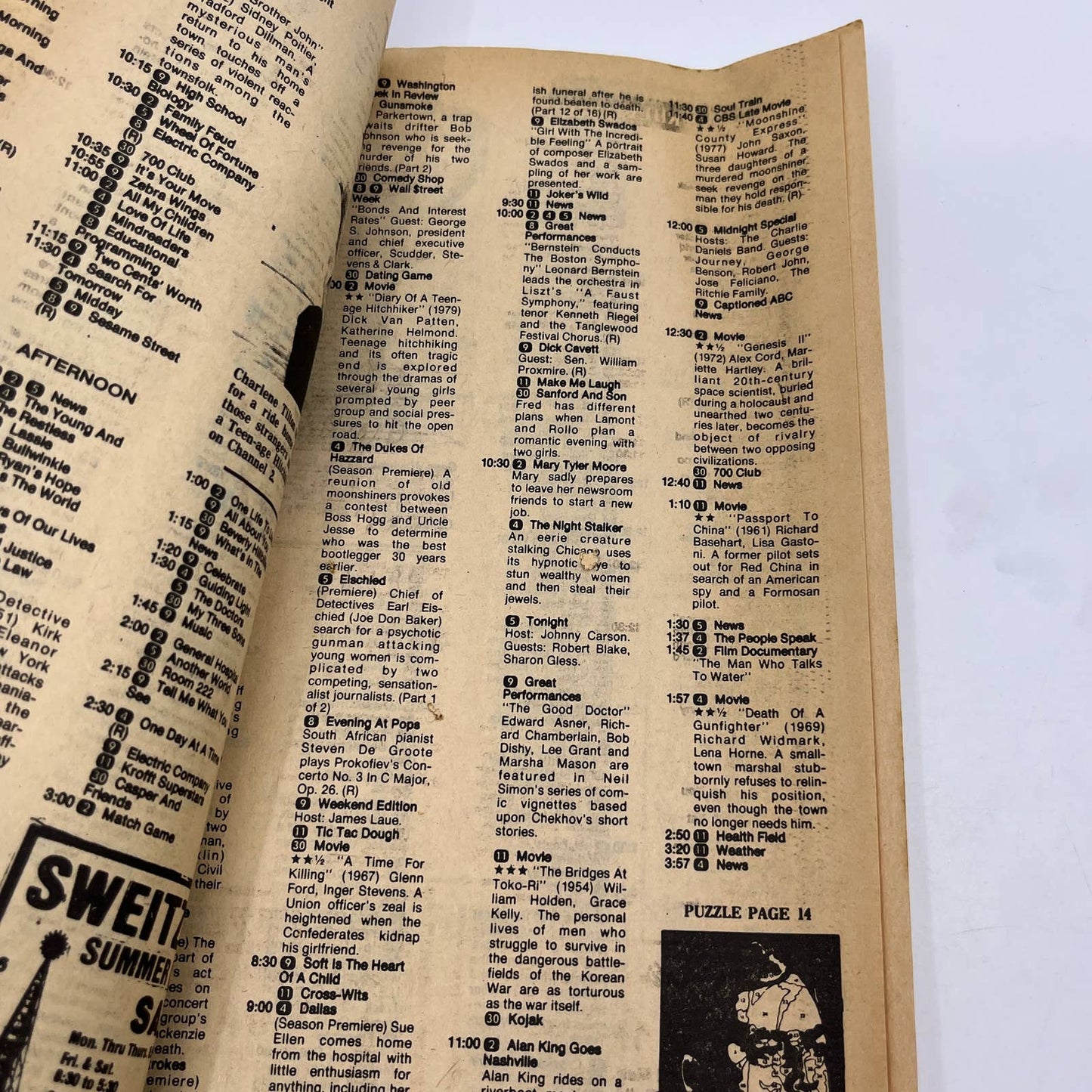 1979 Sep 16 Bellville IL News-Democrat TV Listings Magazine Disney's World TG6