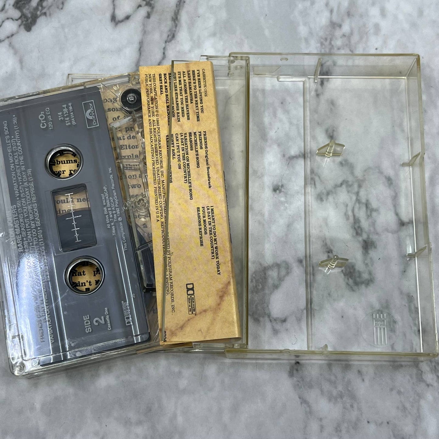 Elton John Rare Masters Tape 1 - Cassette Tape TJ5-72