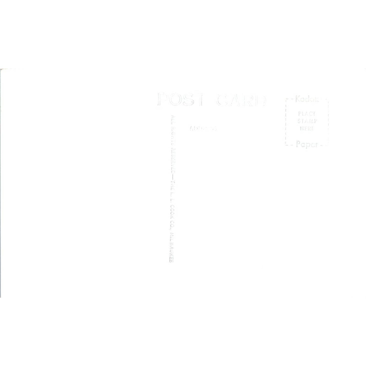 Olson's Resort Horseshoe Lakes Minong Entrance Wisconsin RPPC Postcard TJ9-P3