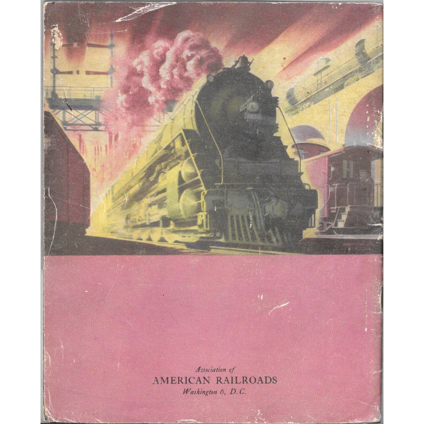 1950 Railroads at Work Picture Book of American Railroads in Action TJ7