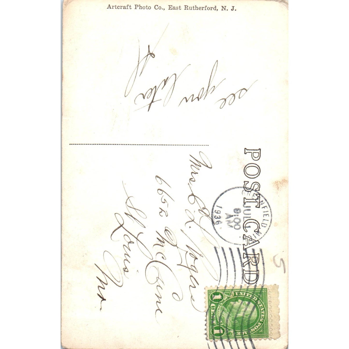 Antique Postcard Gog and Magog Sir John Bennett's Jewelry Shop Dearborn MI SE8