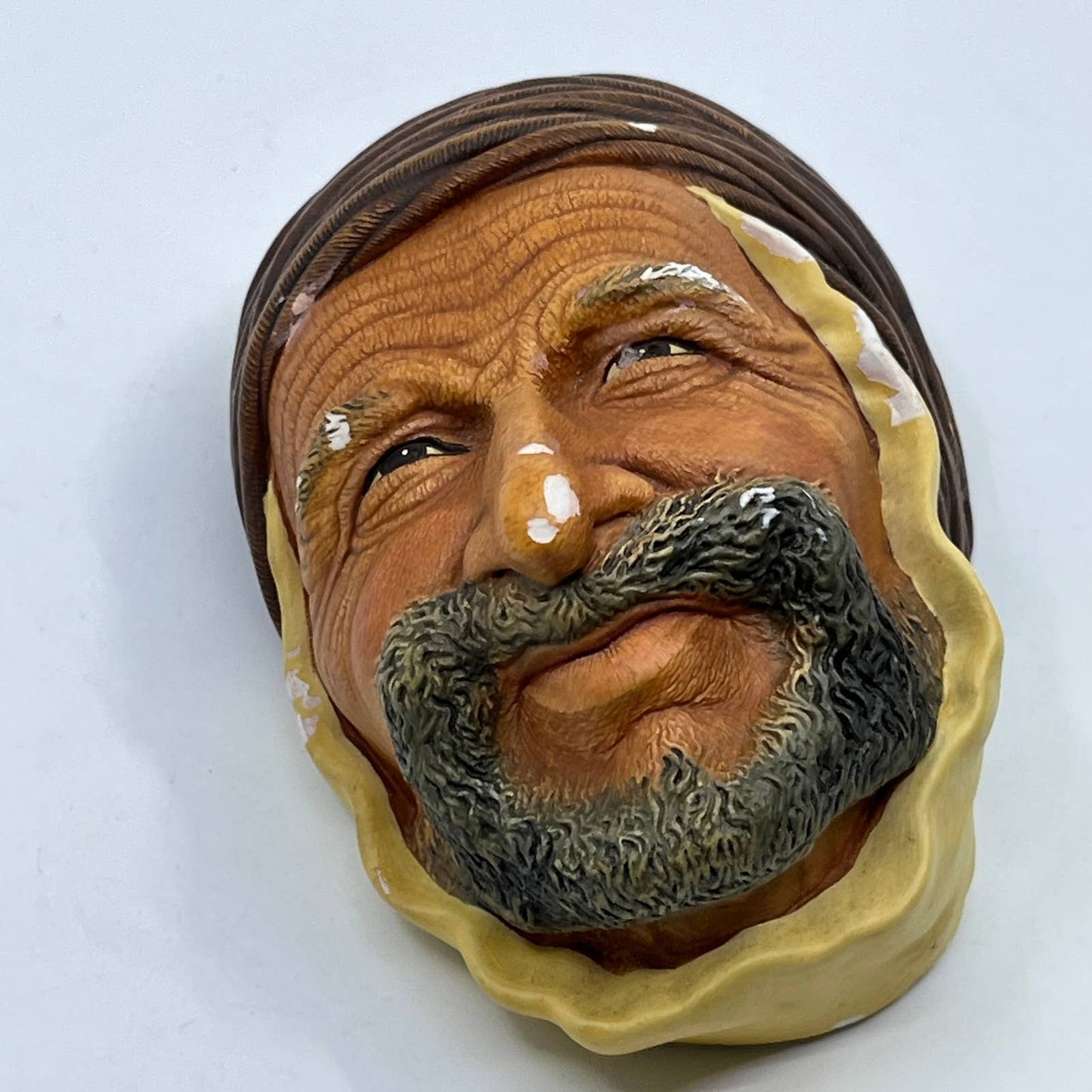 The Persian - Bosson Chalkware Head Congleton England. Rare Vintage TC8