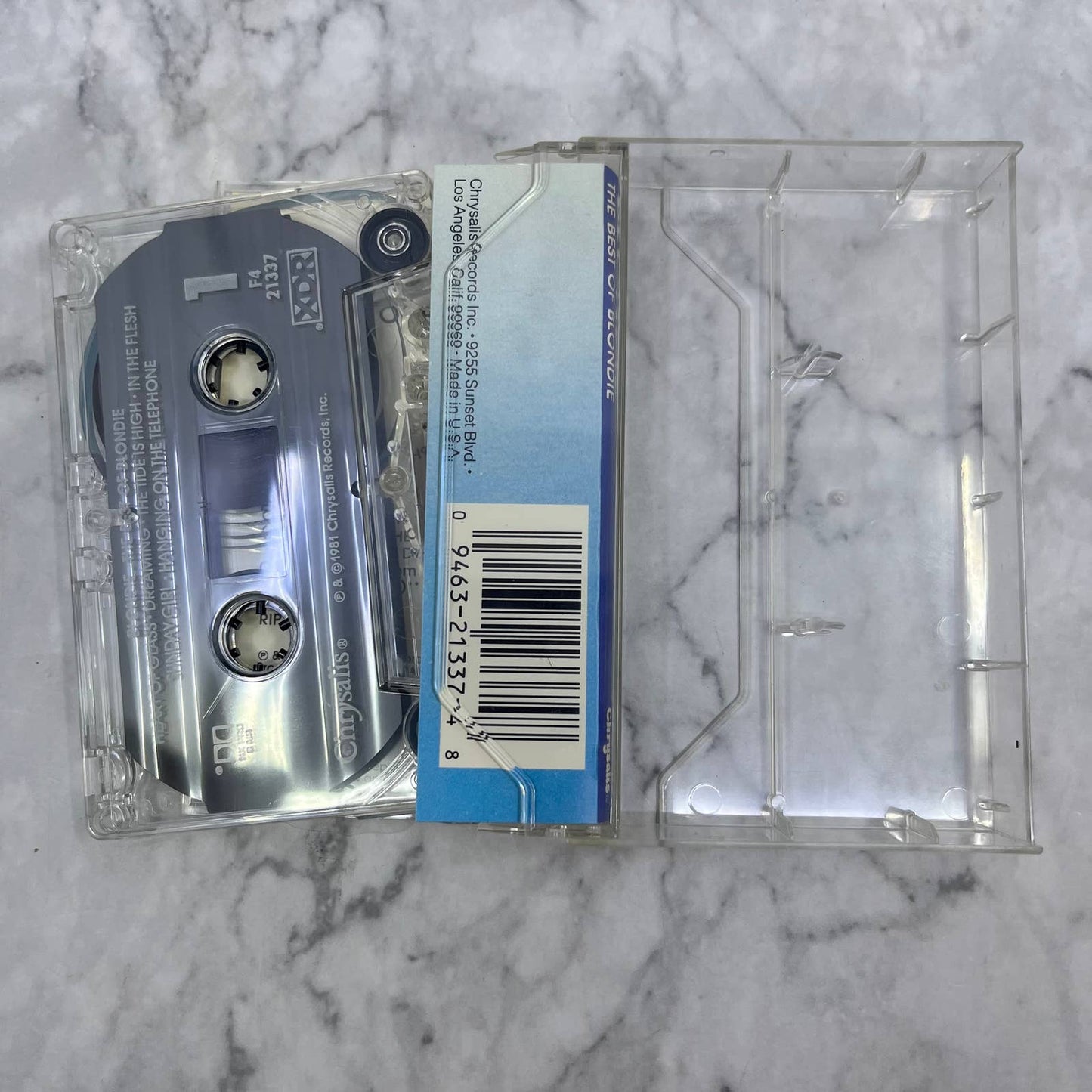 BLONDIE - The Best of Blondie - Chrysalis Music Cassette Tape TI8-3