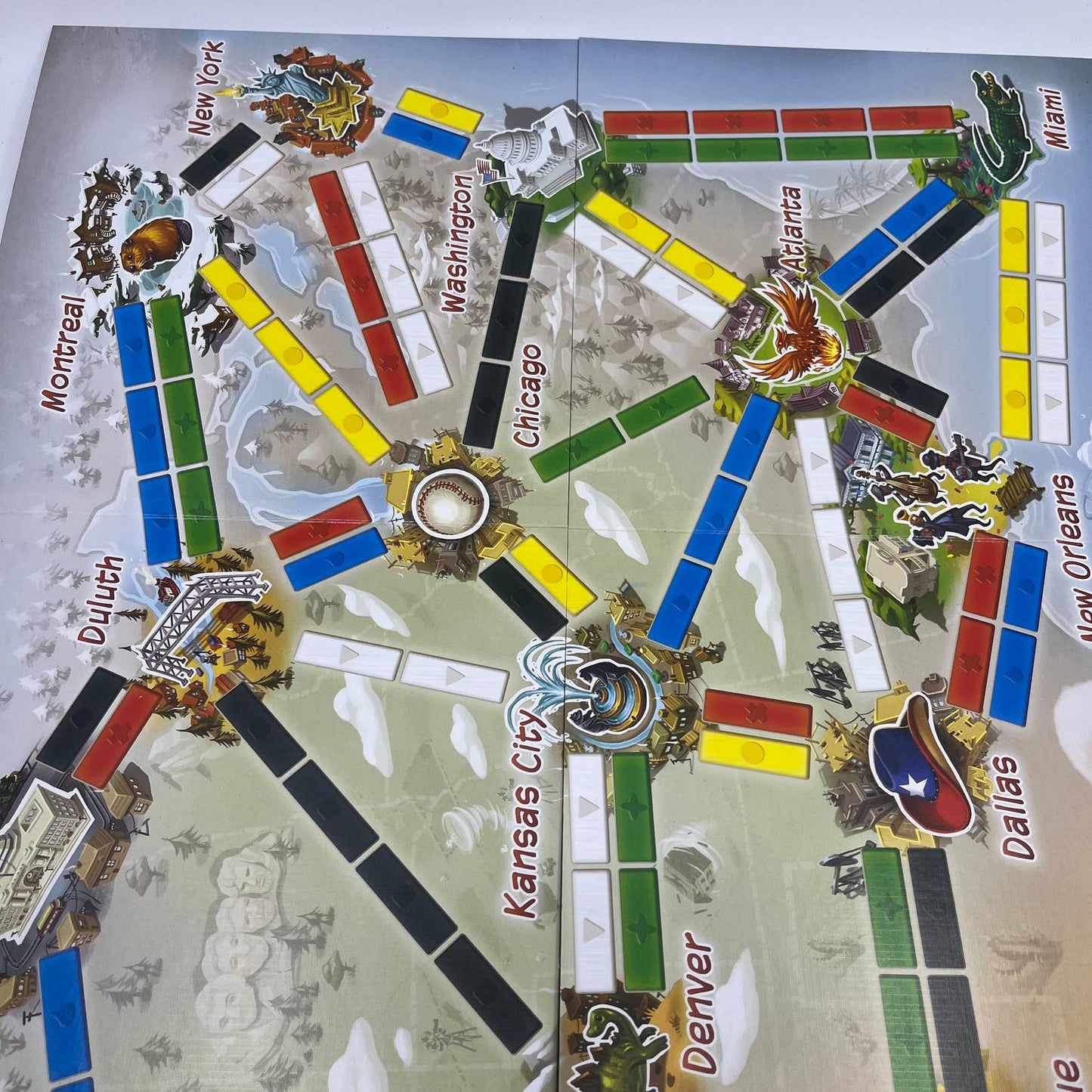 Alan R. Moon Days of Wonder Ticket to Ride First Journey Board Game Complete TG7