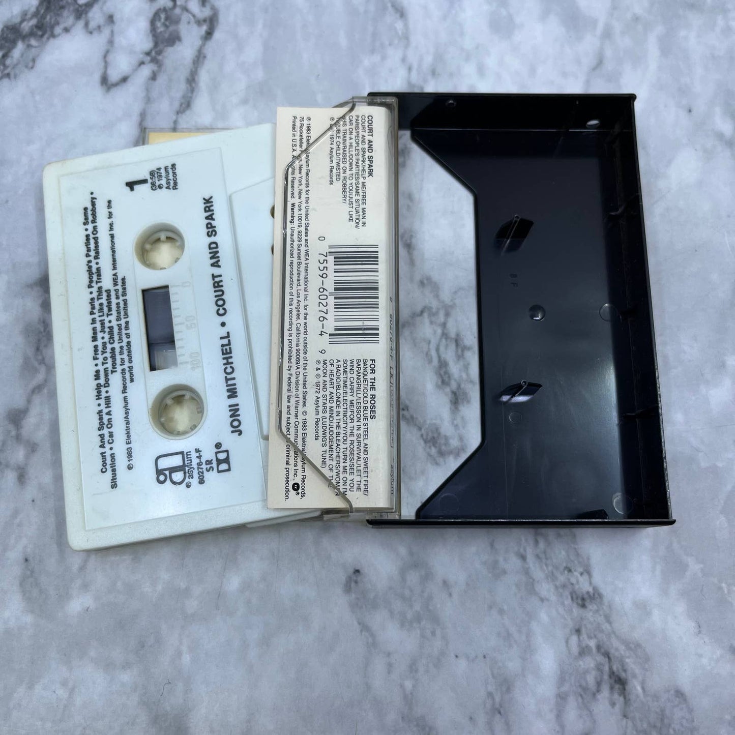 Joni Mitchell - Court and Park, For the Roses - Cassette Tape TD8-70