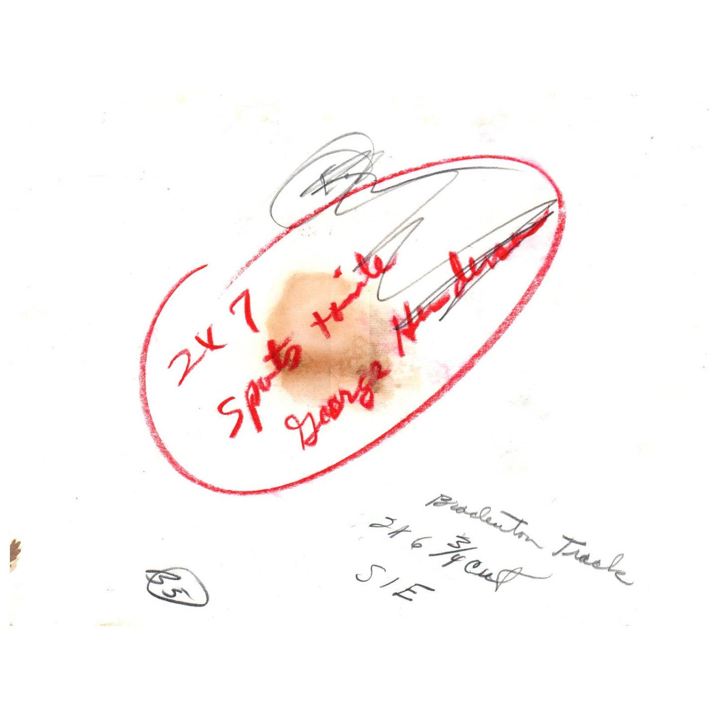 1950s Original Press Photo Track and Field Long Jump Bradenton FL ~6x8" AD2