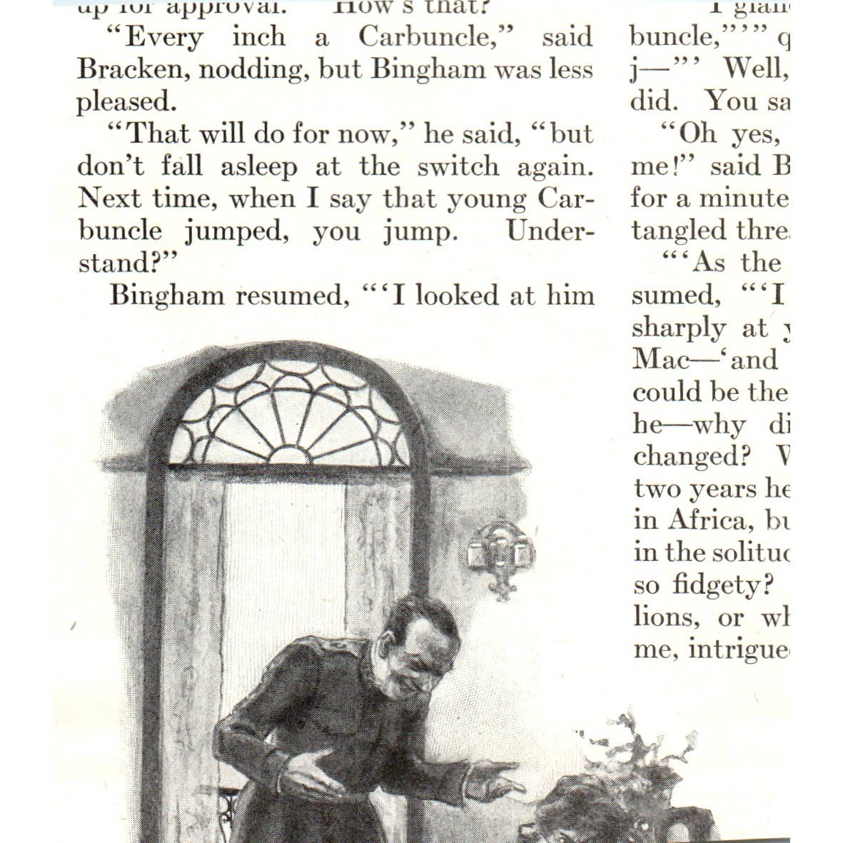 I Offered to Give Up My Career as a Lion Shooter - 1921 Illustration TJ7-S