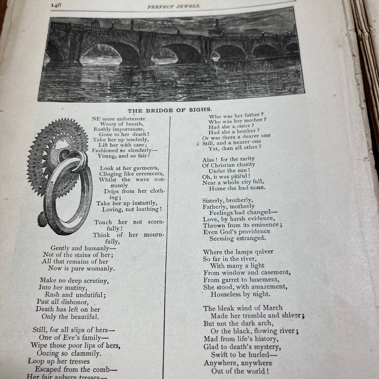 Perfect jewels- 1886 - stories on life, love and religion - Full Page Engravings
