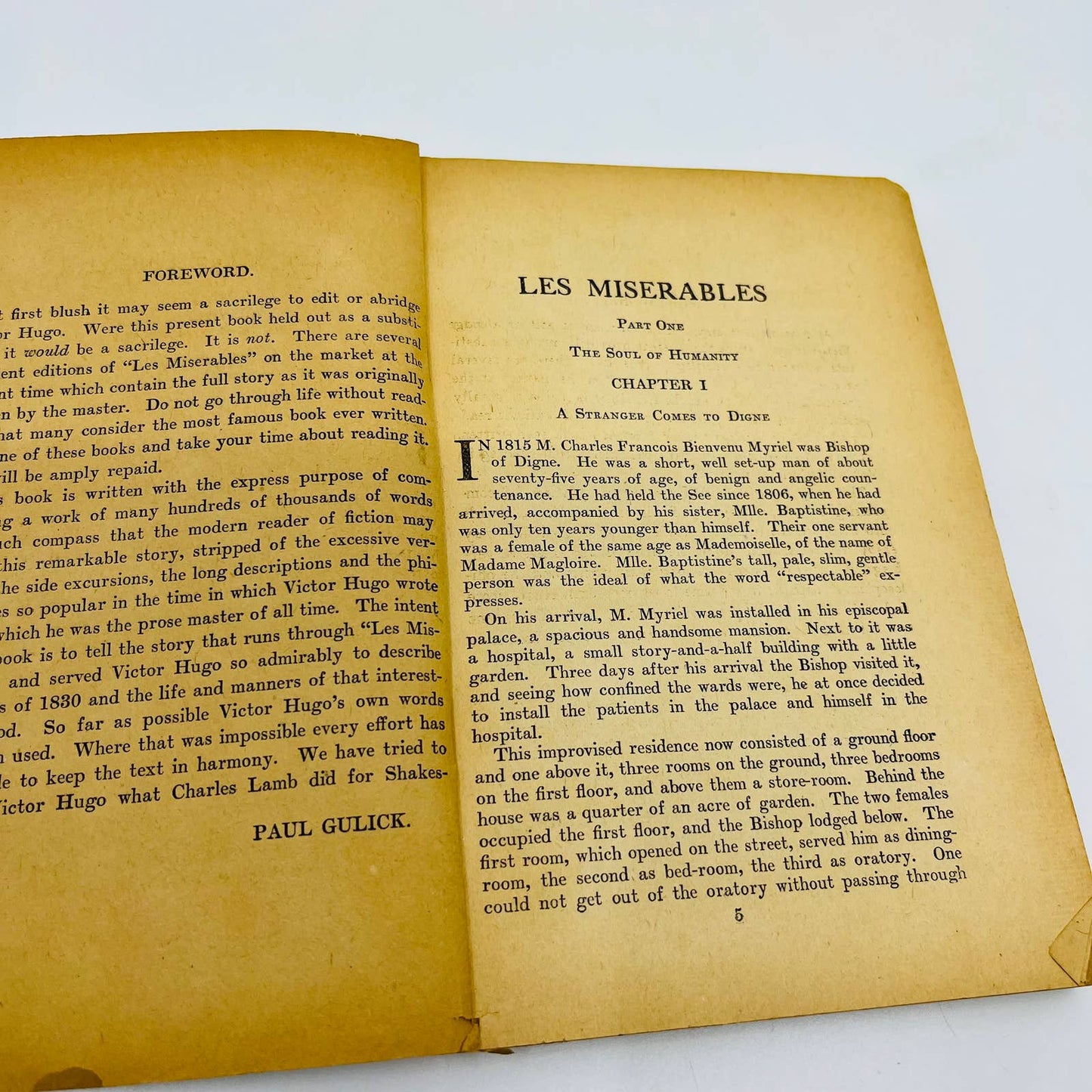 1926 Victor Hugo / Les Miserables The Soul of Humanity The Barricades TD5