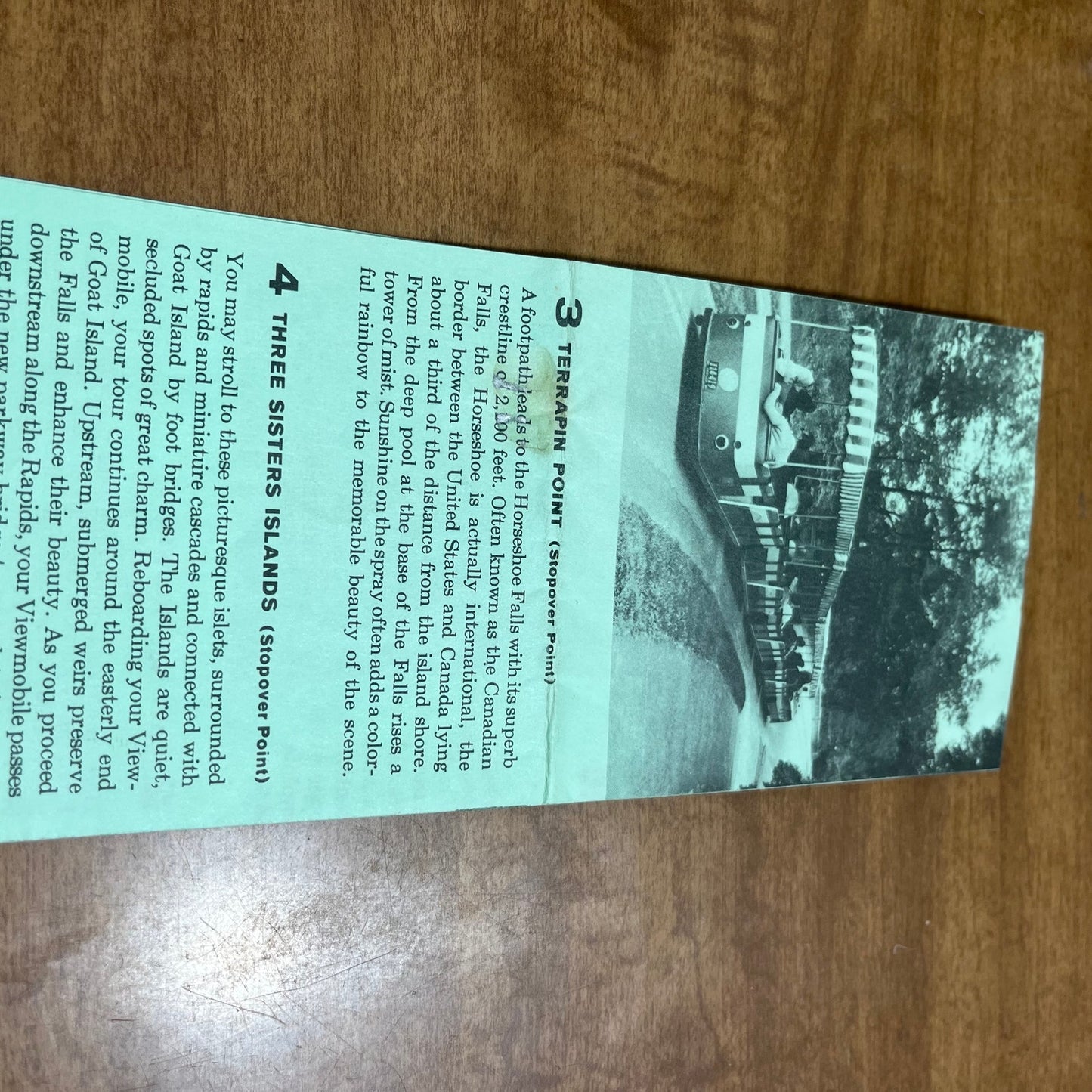 Vintage 1960s Niagara Falls New York Niagara Viewmobile Brochure A7