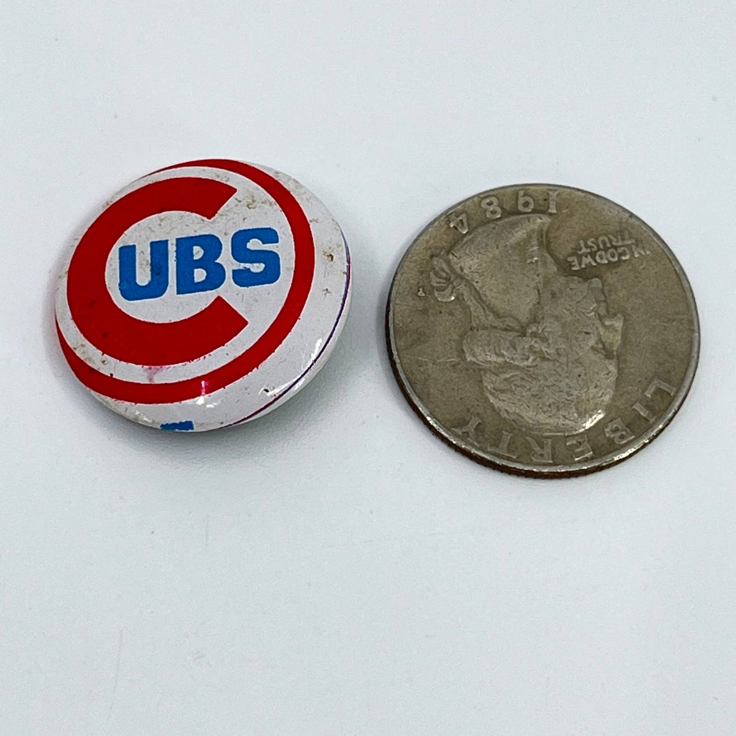 1960s Chicago Cubs Baseball Pinback Button SC8