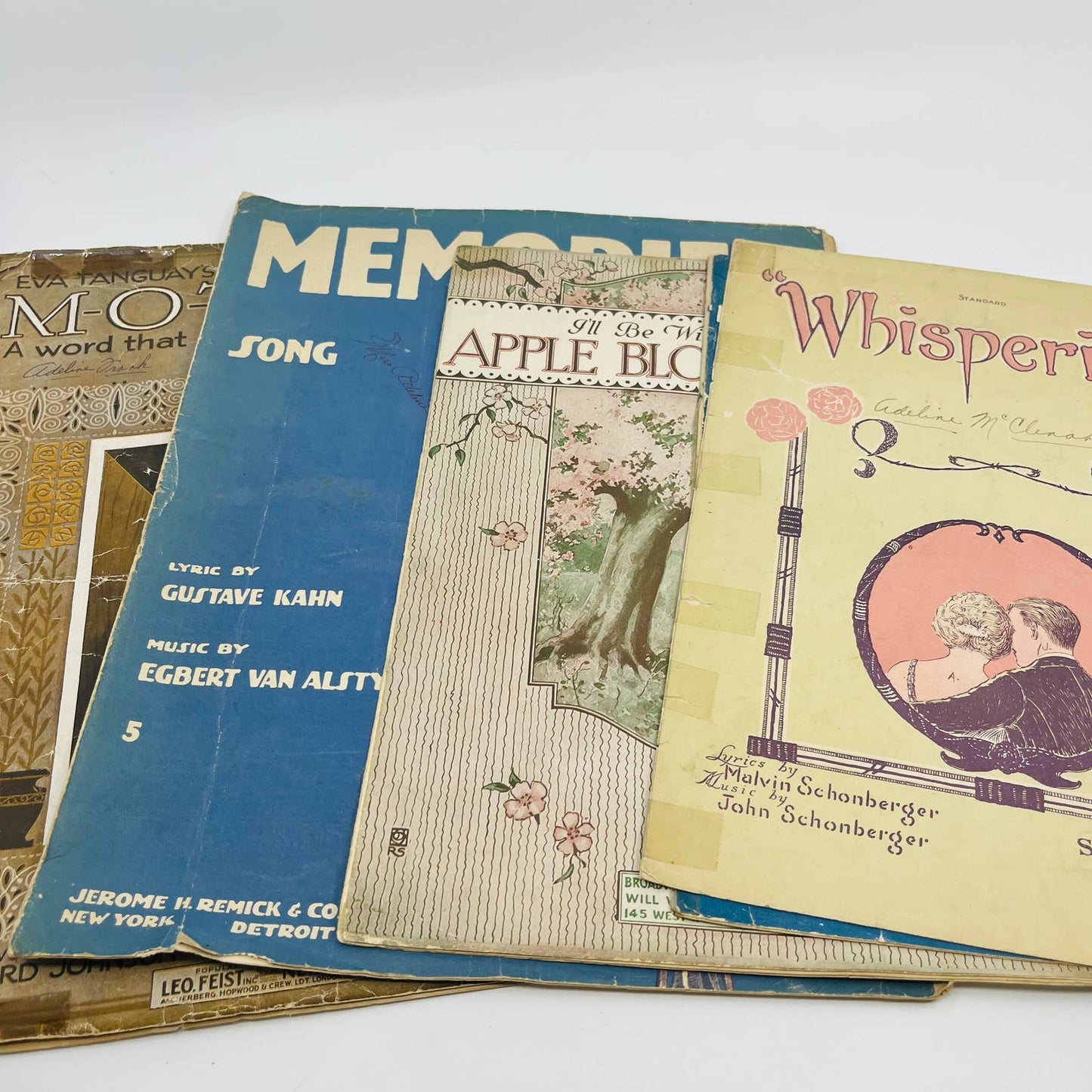 c1920 HUGE Lot of Antique Sheet Music - Over 4 Pounds M1-2