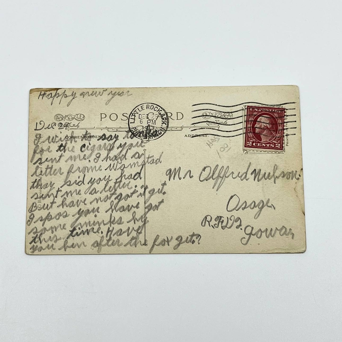 1917 Postcard WWI Soldier Marching With Rifle Humor SC9