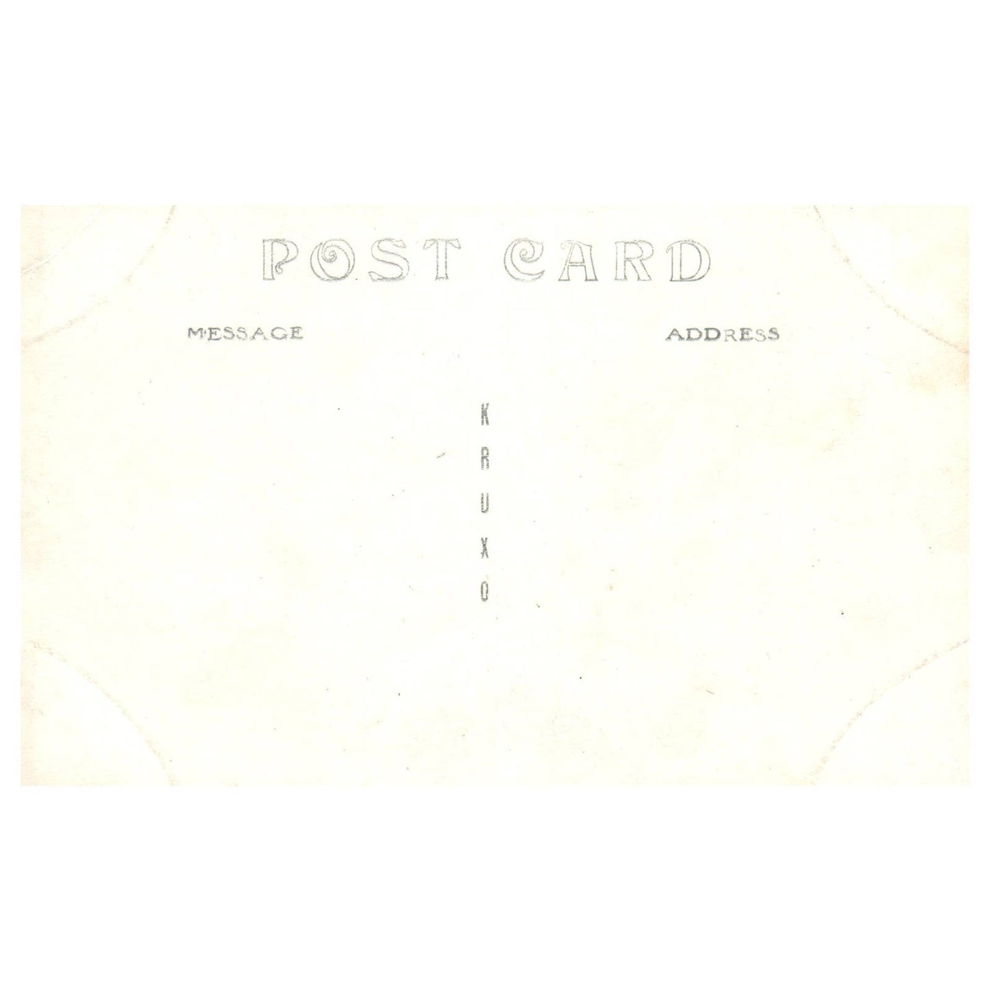 WWI Battleship Scene Showing Rough Seas - Original Postcard RPPC TJ8-4