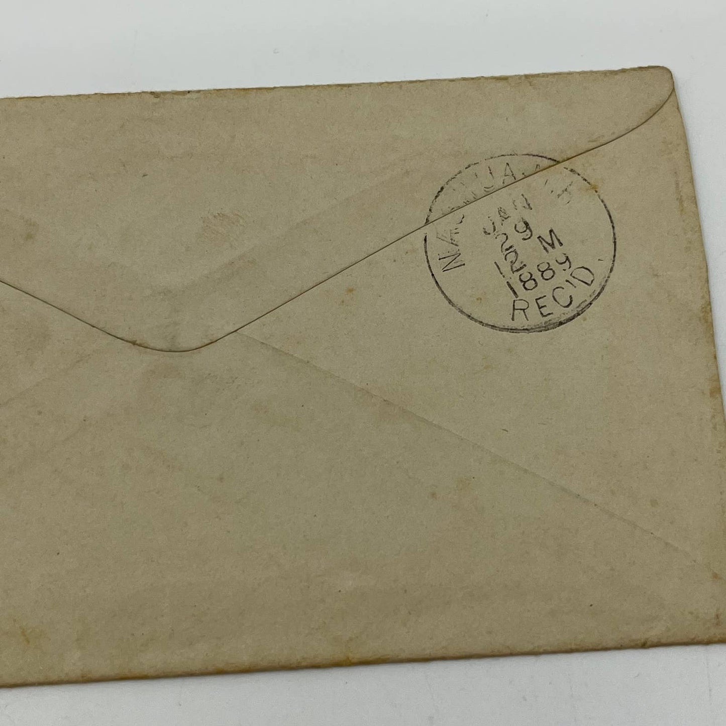 1889 Postal Cover Washington to Nashua New Hampshire Emily F. Banner AA6
