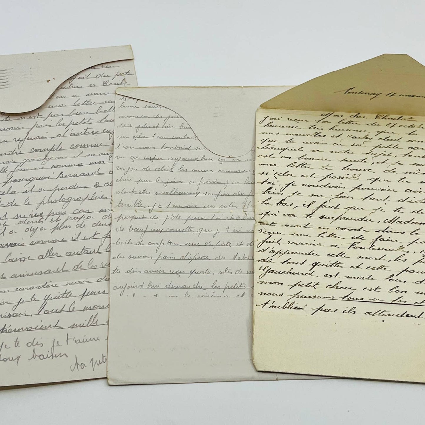 1940-42 WWII French POW Letters Charles Brunet Set 3 Stalag XIIC XIID XIIA SC2