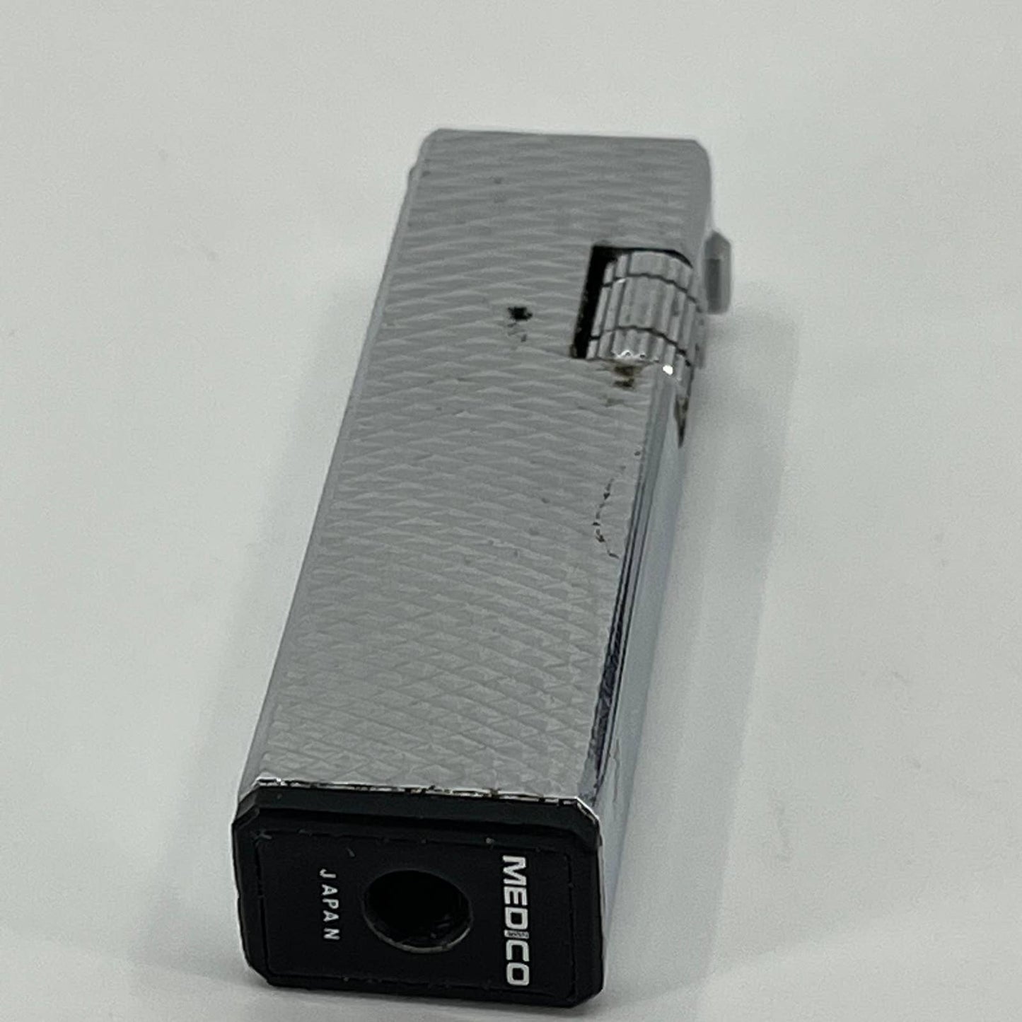 Vintage MCM Mod MEDICI Lighter Textured Chrome Jet SA2