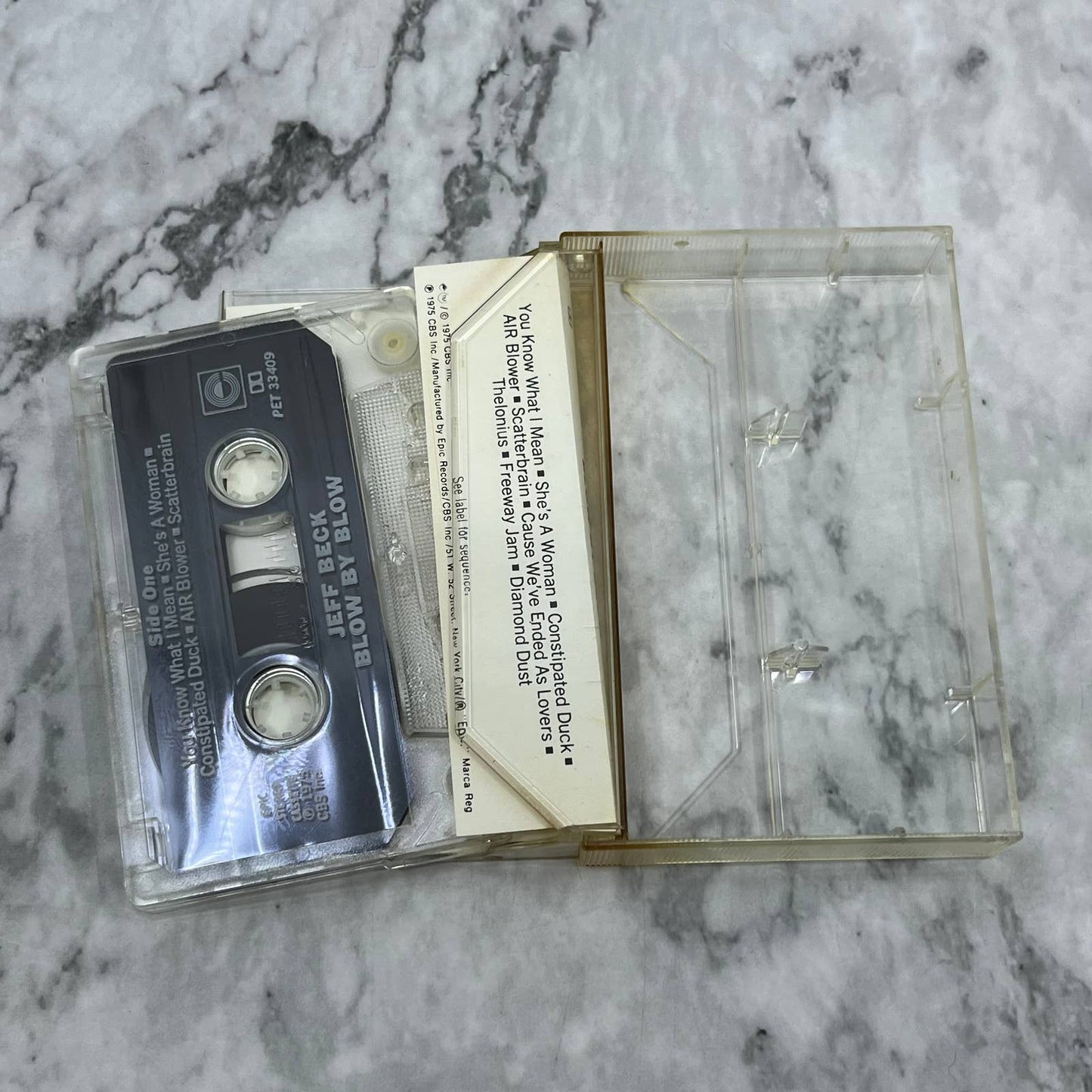 Jeff Beck Blow By Blow CBS 1975 Audio Cassette Tape TC7-46