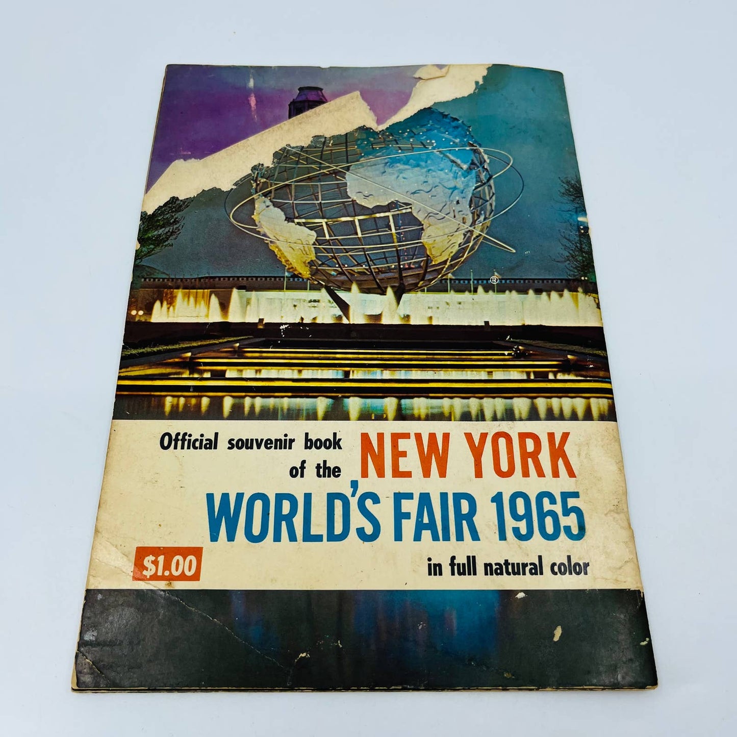Vintage 1965 New York World’s Fair Official Souvenir Book In Color BA2