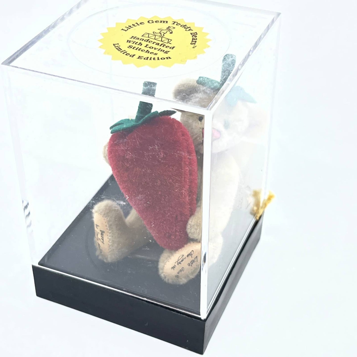 Little Gem Teddy Bears Toy Miniature Christmas Bear BERRY Mohair Lisa Lloyd TG3