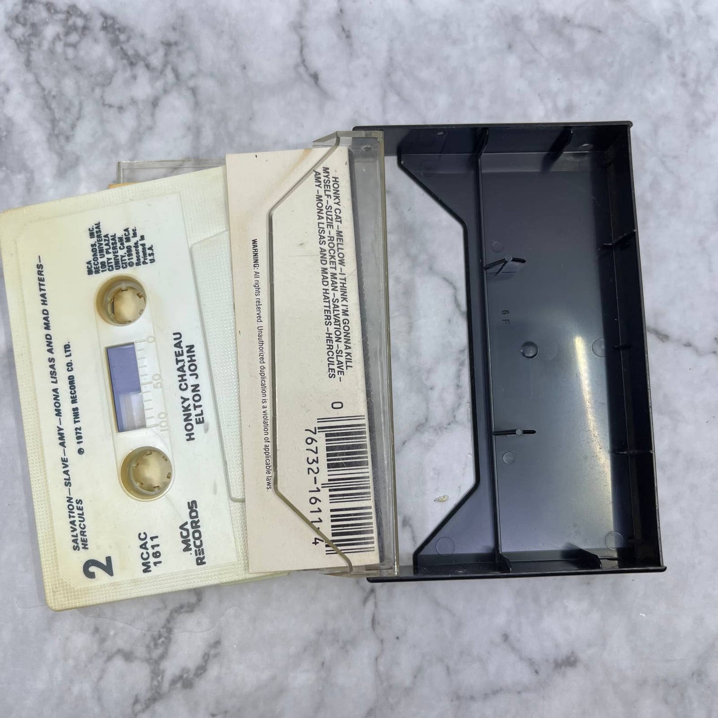 Vintage Elton John Honky Chateau Cassette Tape TJ2-5