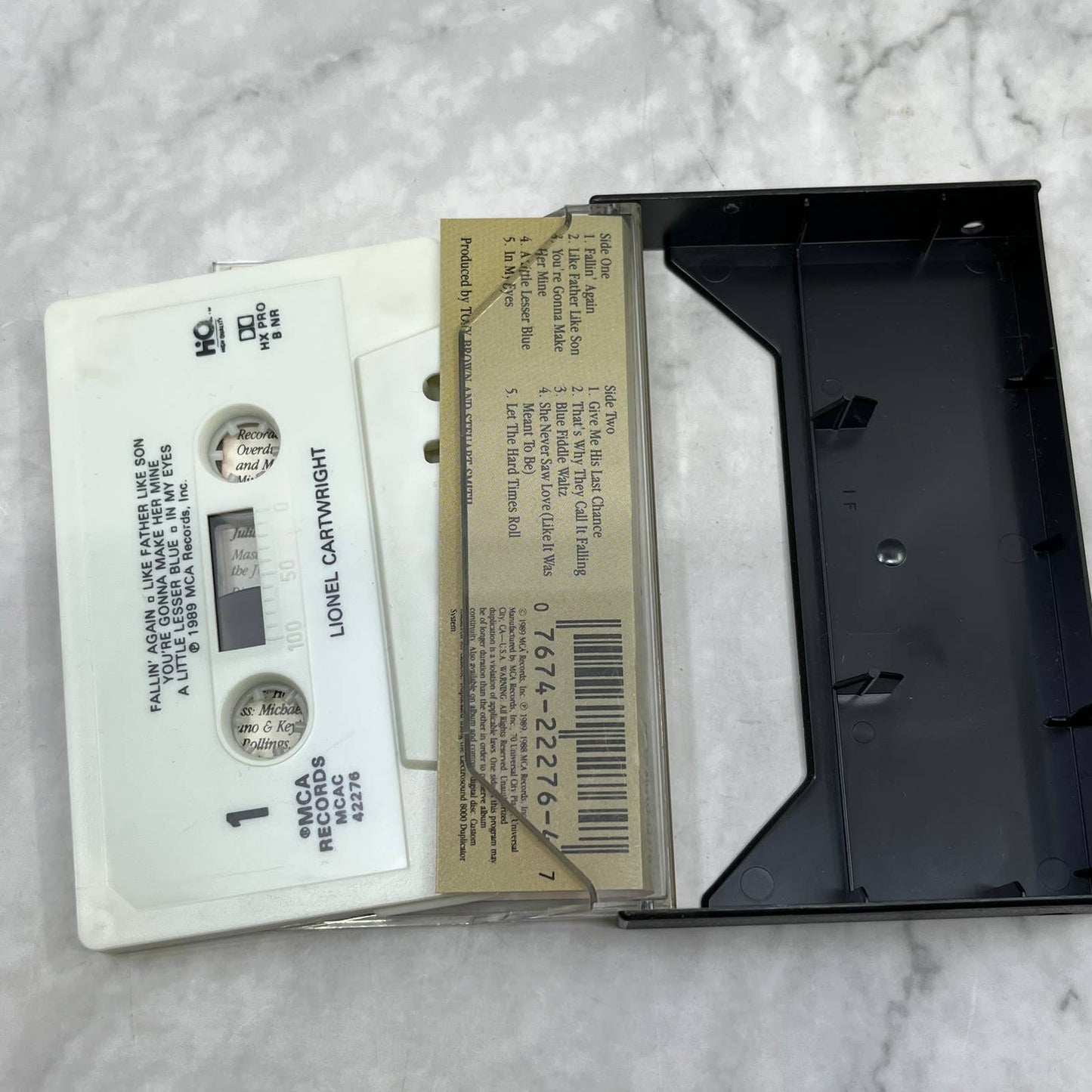 Lionel Cartwright ~Self Titled~ Cassette Tape~ MCA 1989 Cassette Tape TB7-20