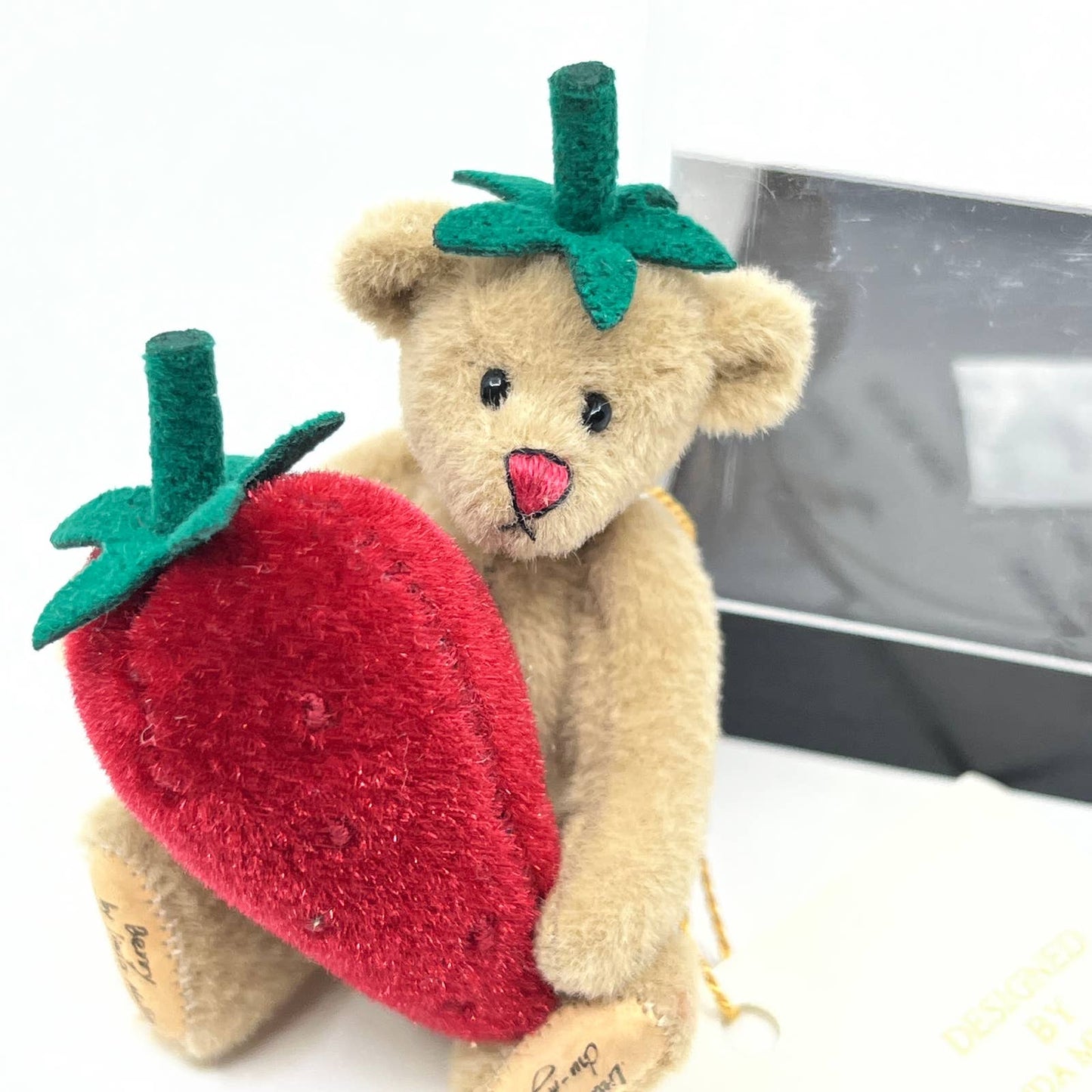 Little Gem Teddy Bears Toy Miniature Christmas Bear BERRY Mohair Lisa Lloyd TG3