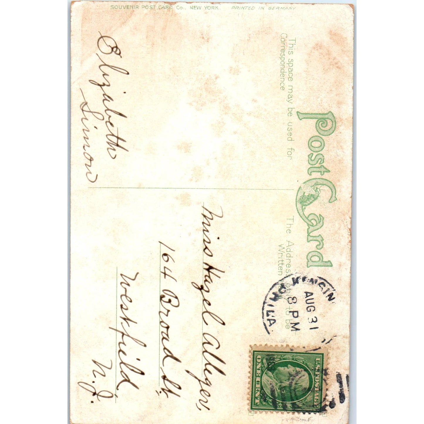 Antique Postcard City Hall Philadelphia PA TI1-1