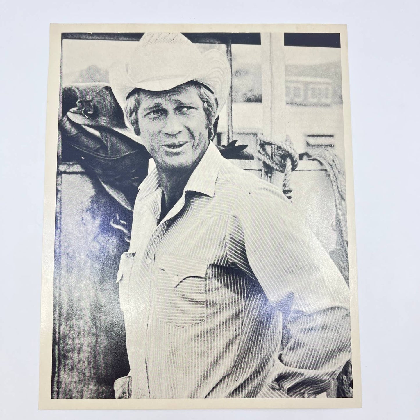Vintage Steve McQueen Photo Movie Still Black & White 8x10 AB4-30