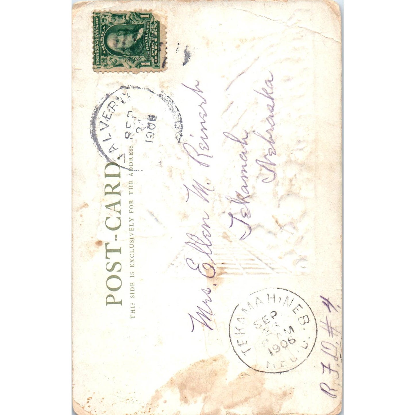 1906 Above the Forks Clear Creek Canon Original Postcard TK1-28