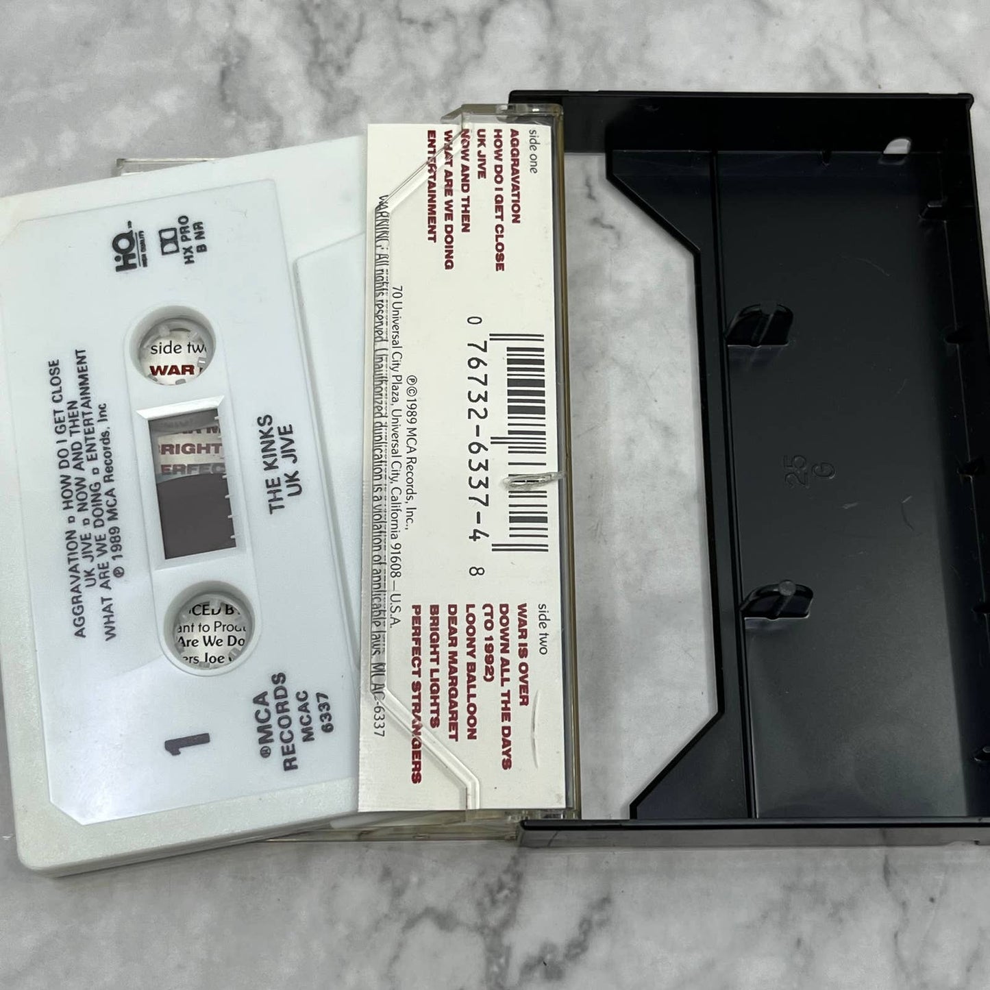 The Kinks - UK Jive - Cassette Tape TB7-18