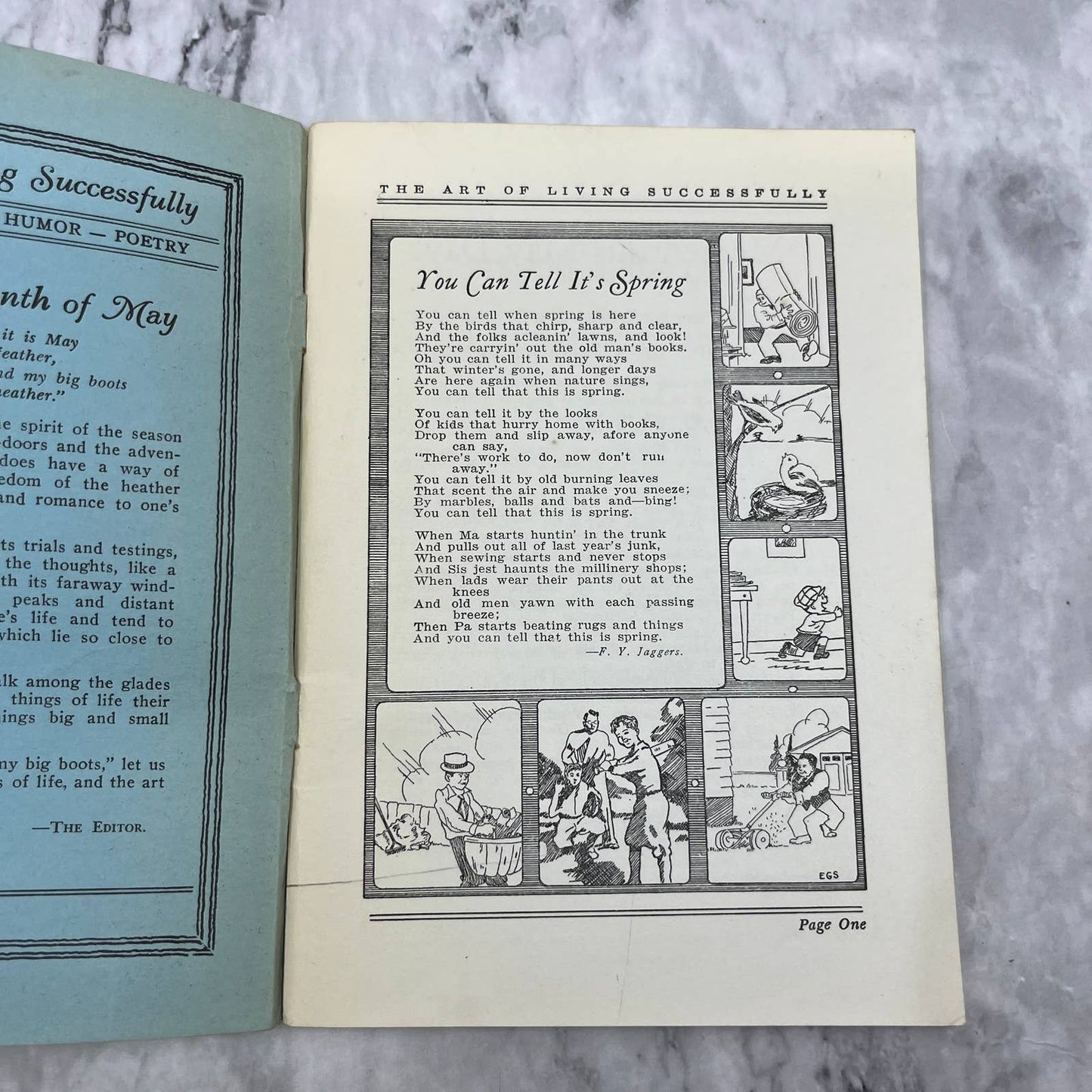 1935 May The Art of Living Successfully A Digest of Wit and Wisdom Booklet TH1