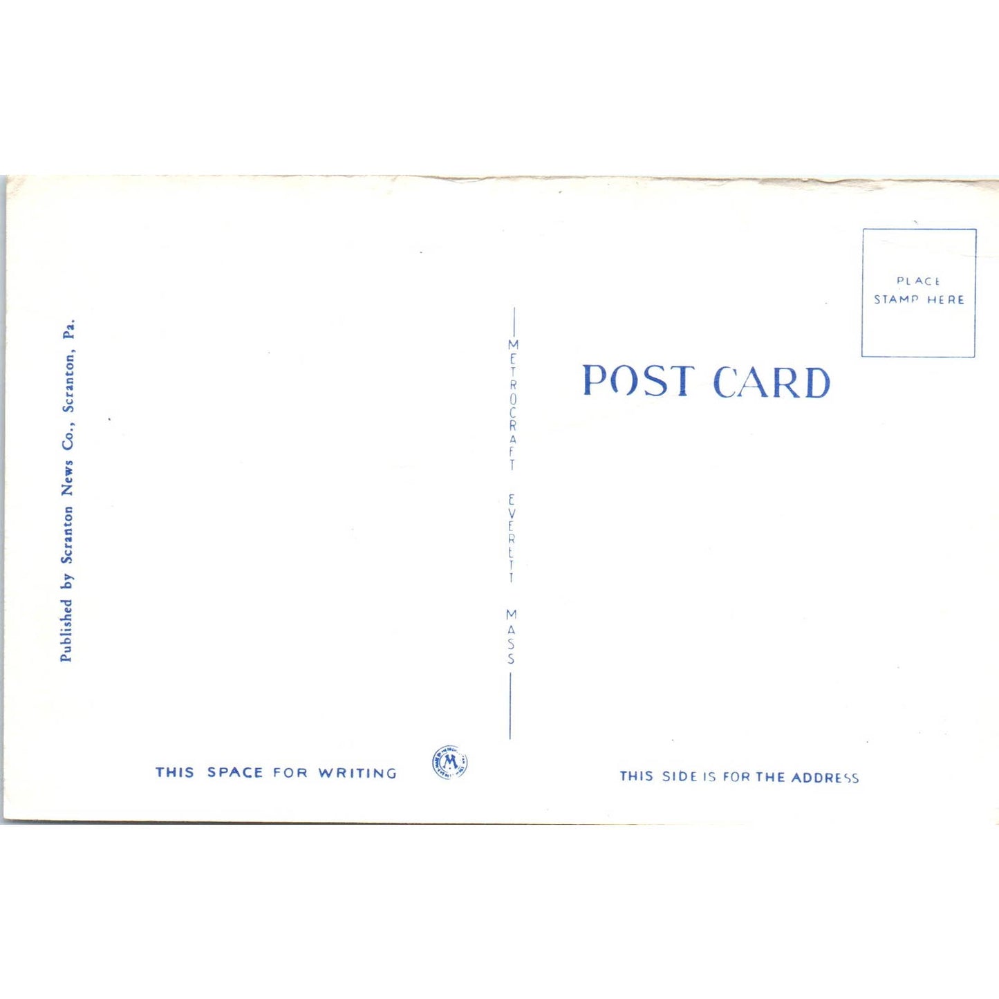 Vintage Postcard State Hospital and Nurses' Home Scranton PA TD9-P1