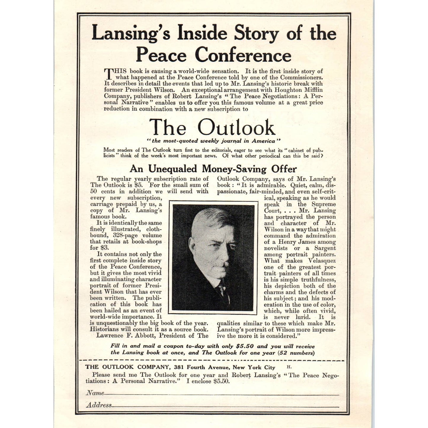 Mystic Isles of the South Seas & Death and its Mystery - 1921 Original Ad TJ7-L