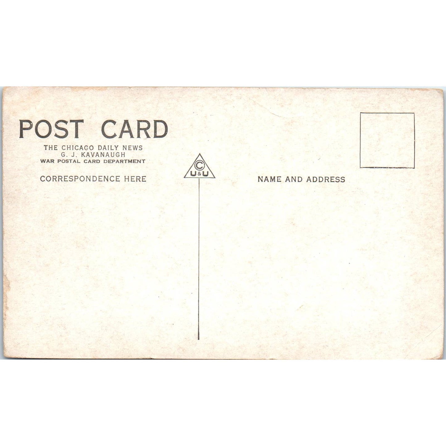 WWI Giving the Germans Gas French & American Soldiers Original Postcard TJ7-RP1