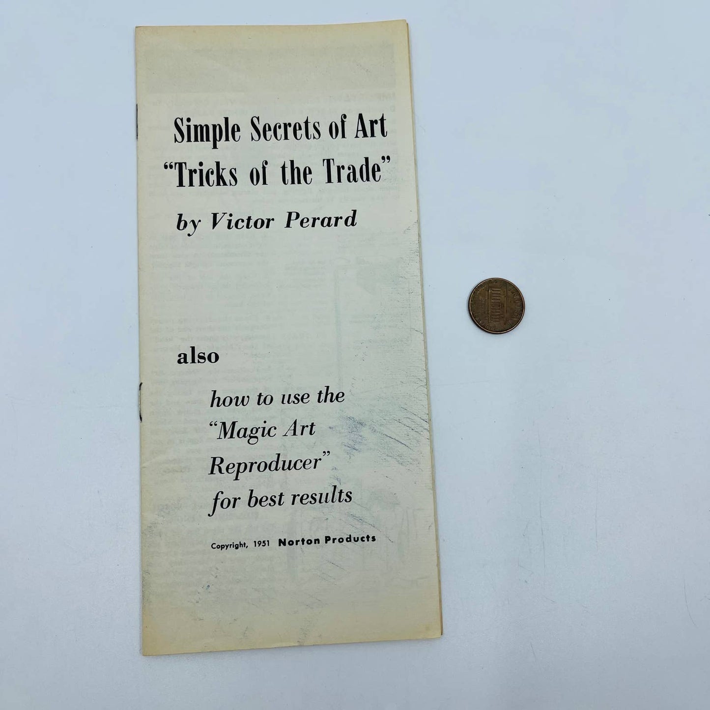 1951 Simple Secrets of Art Tricks of the Trade Brochure Magic Reproducer D2