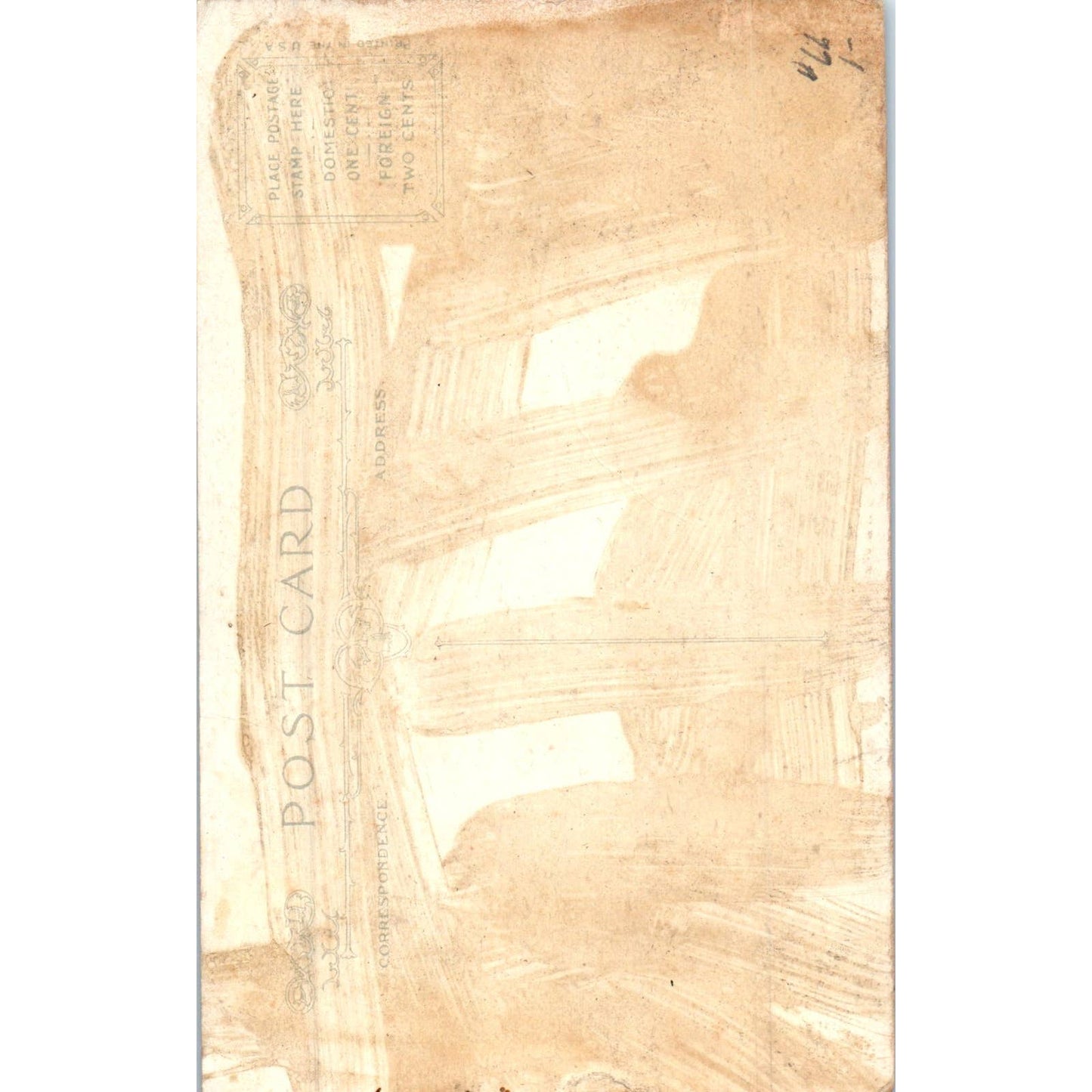 Victorian Woman I'm Longing For You Romance Tinted Original Postcard TK1-P19