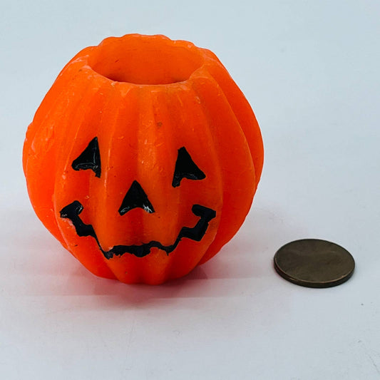 Vintage Gurley Style Halloween Jack-o-Lantern Pumpkin Candle Retro 2” SB5